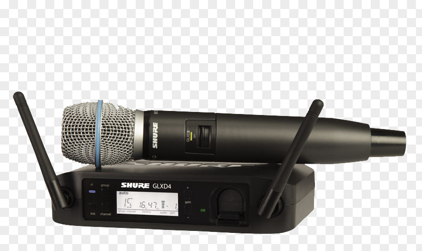 Shure Beta 58A SM58 Microphone SM57 GLXD24/SM58 PNG
