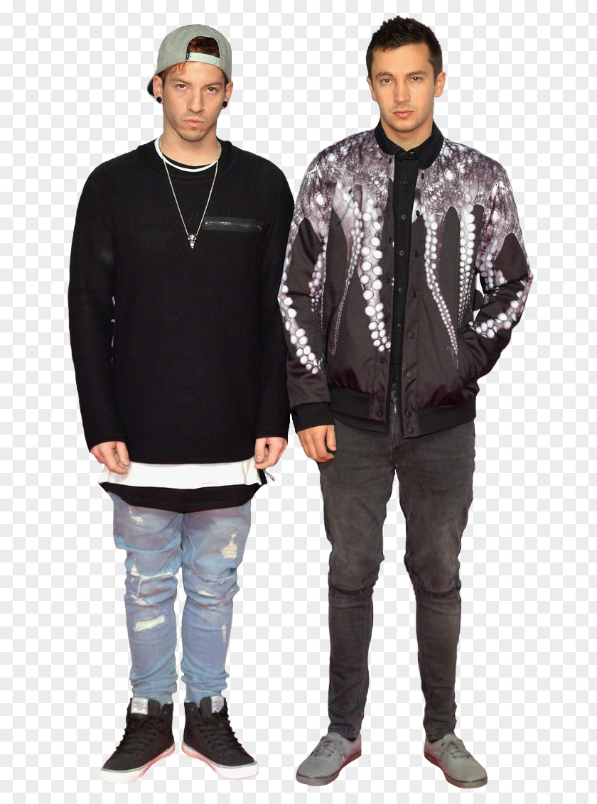 Stock Design Tyler Joseph Josh Dun TWENTY ØNE PILØTS Entertainment Tonight Cardboard PNG