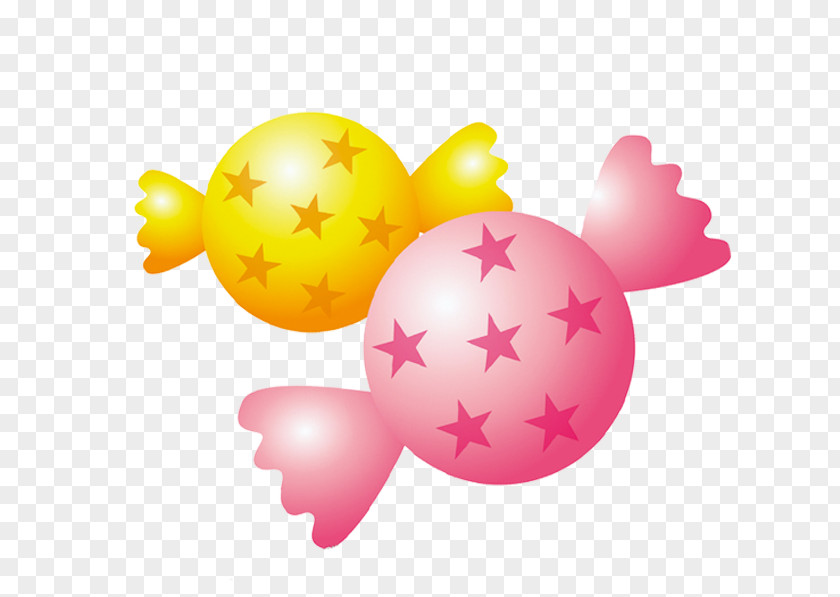 Hand-painted Candy Drawing Pink PNG