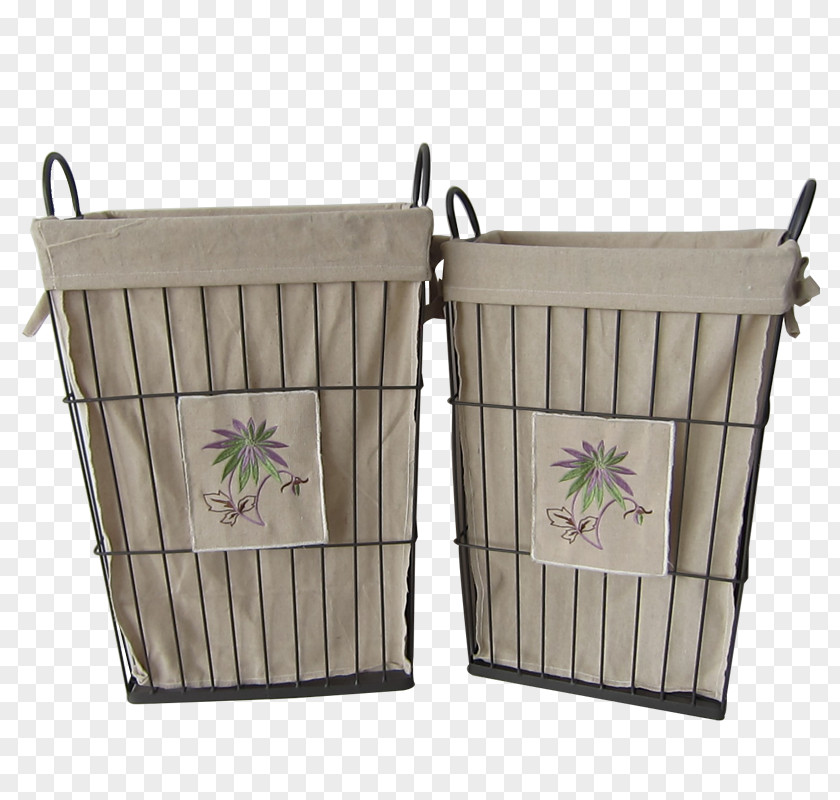 Iron Wire Basket Laundry PNG