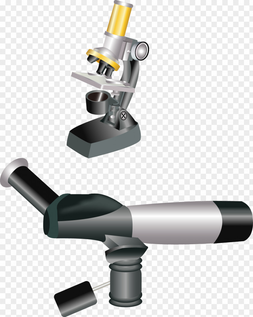 Microscope Image Vector Material Cartoon Clip Art PNG