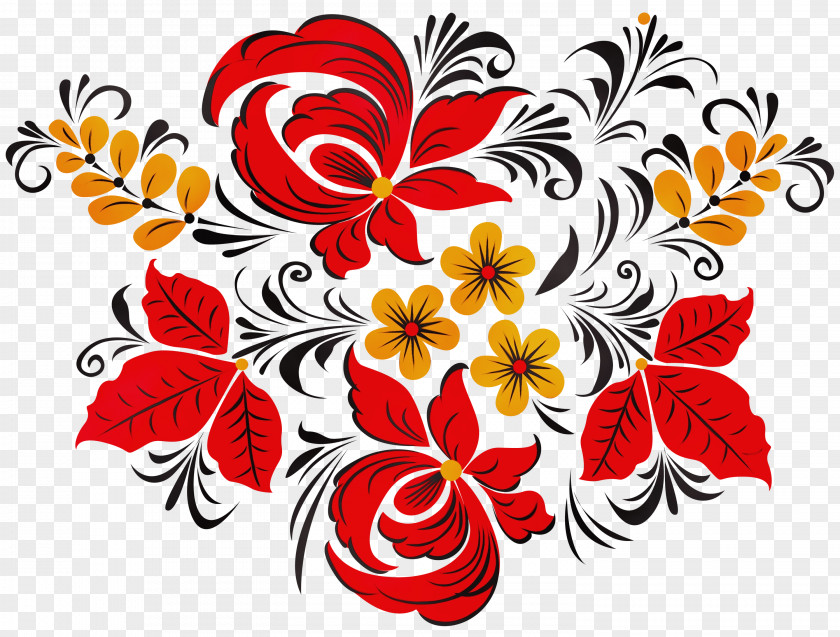 Ornament Petal Floral Design PNG