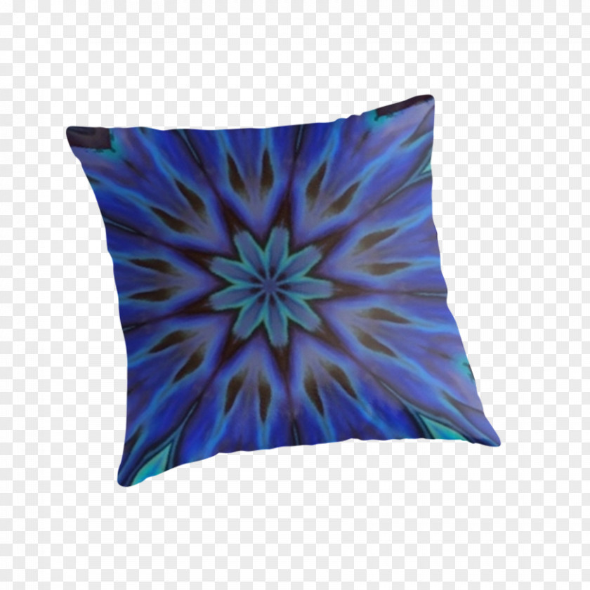 PEARL SHELL Cobalt Blue Throw Pillows Cushion Electric PNG