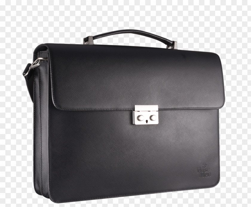Wise Man Baggage Briefcase Leather PNG