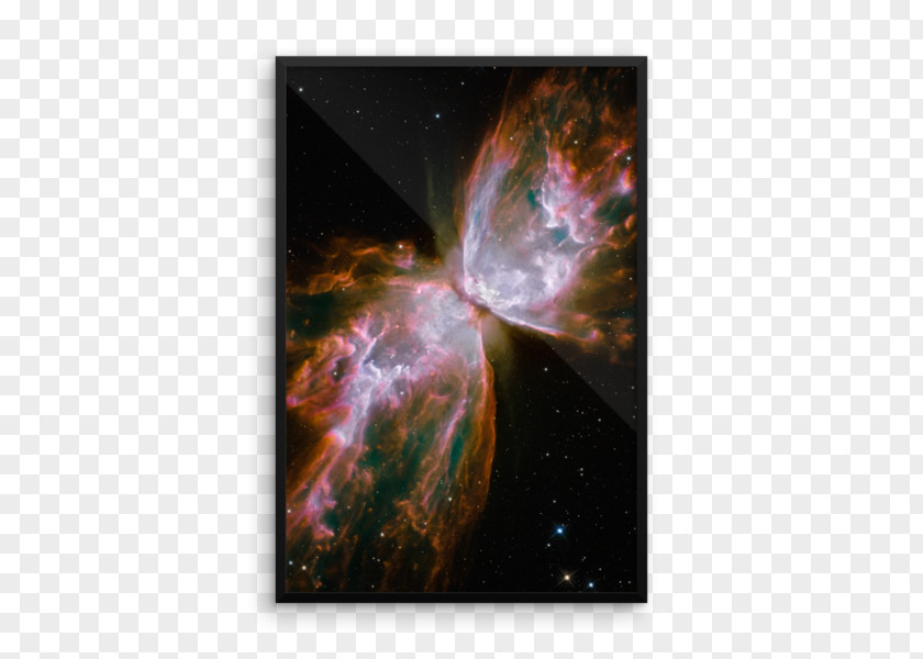 Blue Nebula Hubble Space Telescope Outer NGC 6302 Image PNG