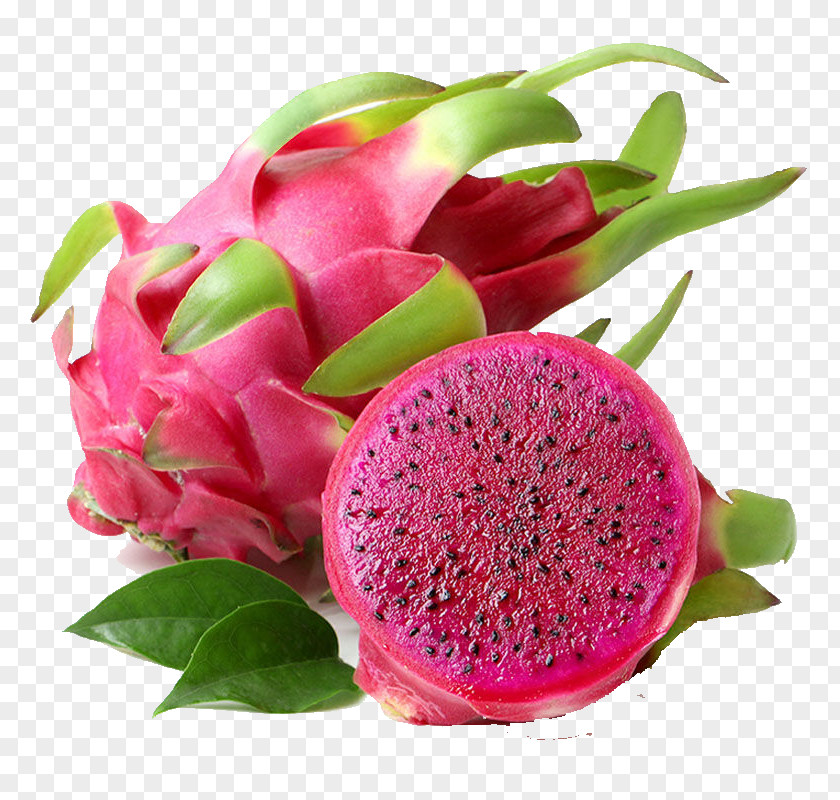 Cut Dragon Fruit Juice Pitaya Food PNG