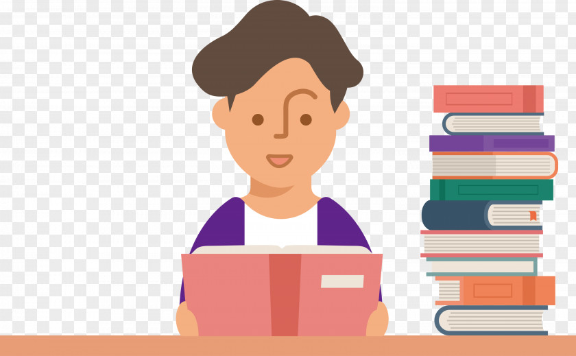 Teacher Reading Book PNG