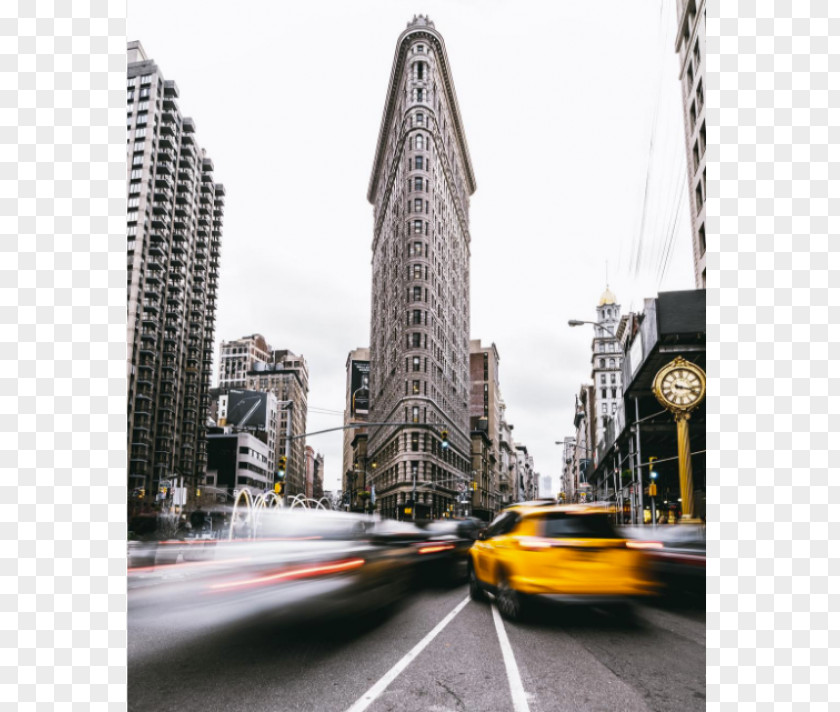 Big Apple New York Flatiron Building Jigsaw Puzzles Skyscraper Ravensburger PNG