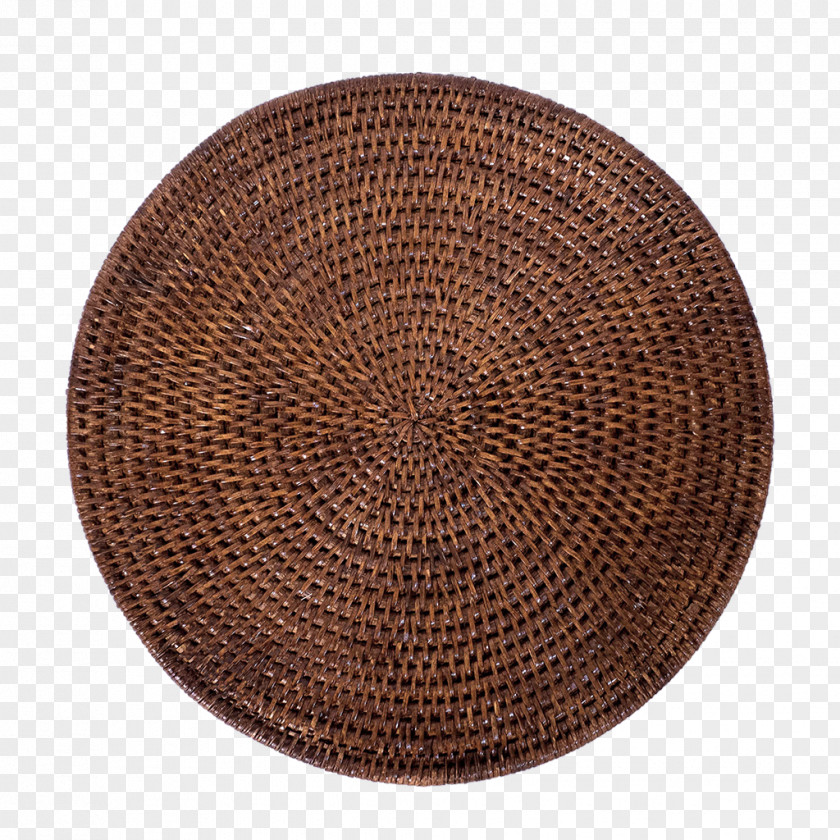 Circle Place Mats Brown PNG