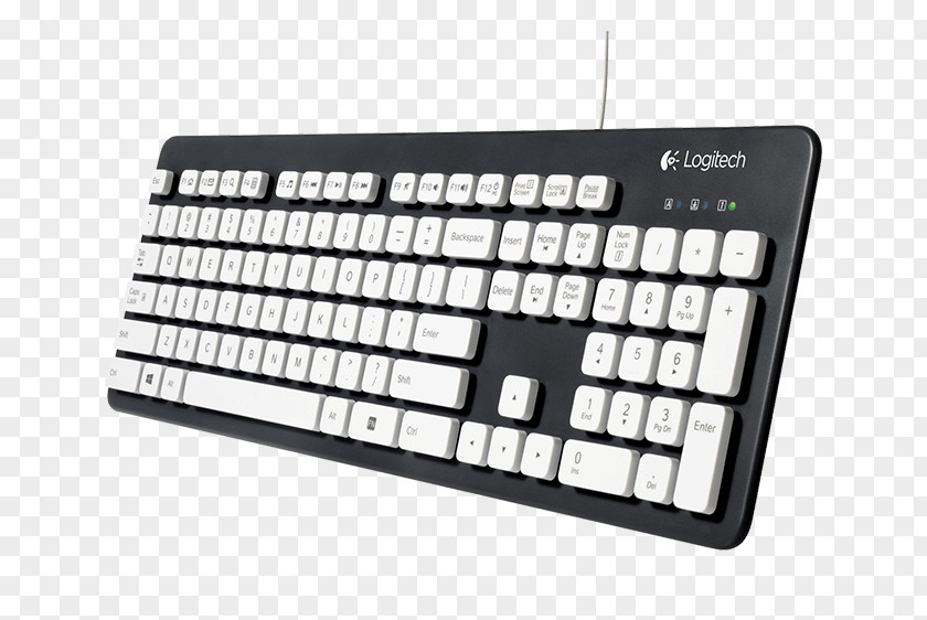 Computer Mouse Keyboard Logitech K310 Washable Wired PNG