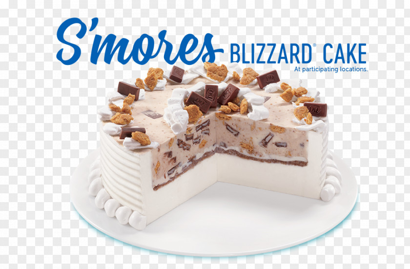Cream Cake S'more Ice Fudge Reese's Peanut Butter Cups Dairy Queen PNG