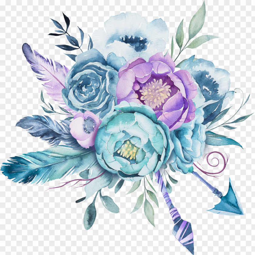 Flower Clip Art Blue Rose Illustration Graphics PNG