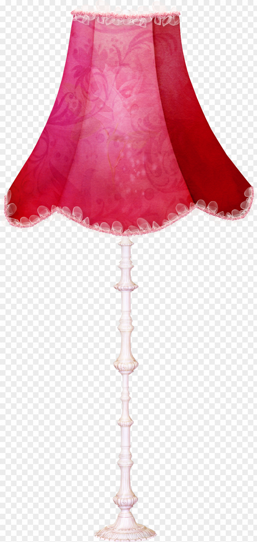 Pretty Pink Table Lamp Lampe De Bureau Light Fixture PNG