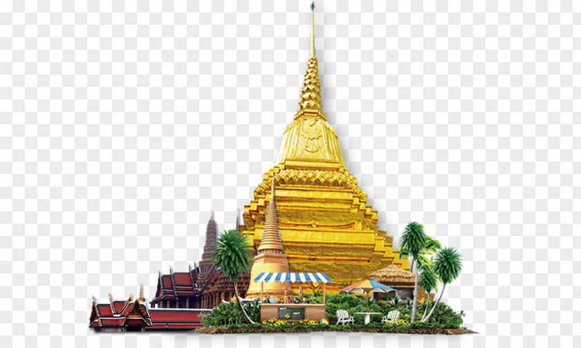 Thai Temple Element Phuket Province Wat Icon PNG