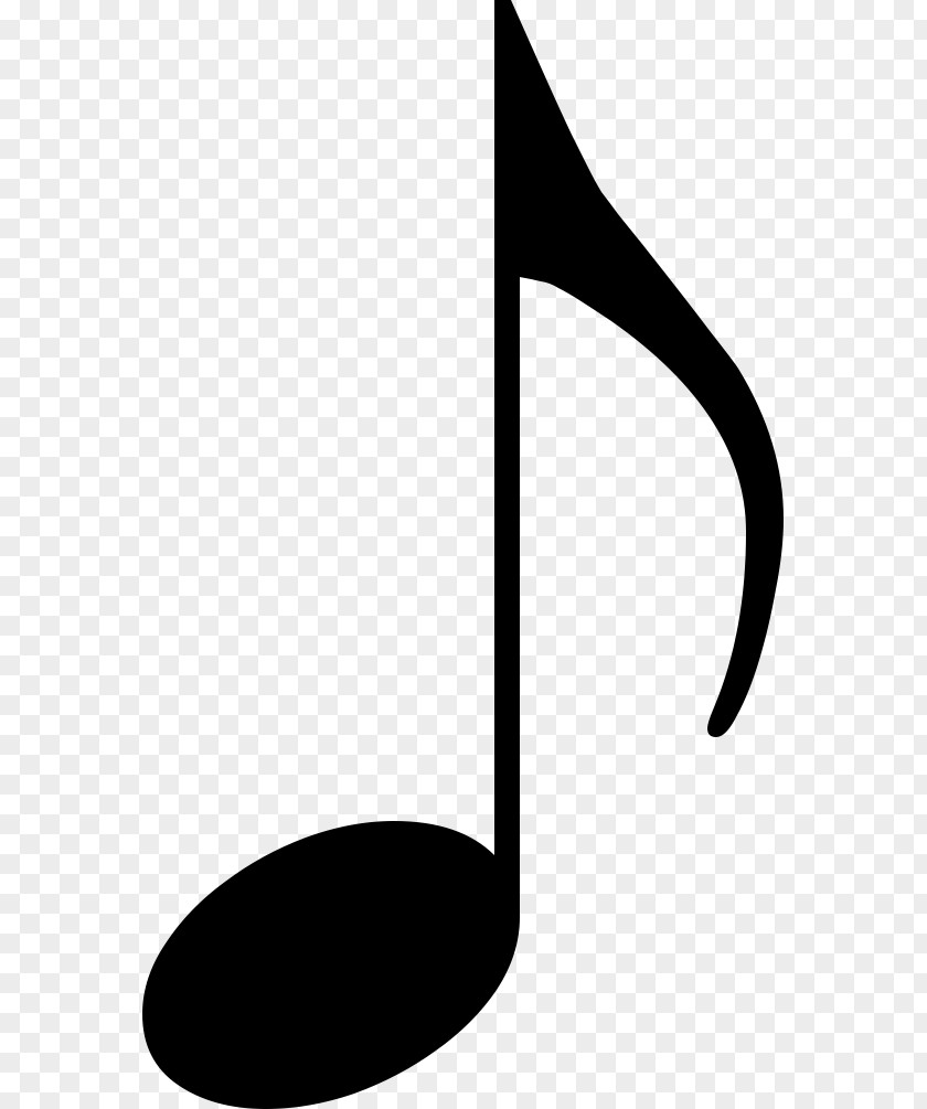 Black Stave Musical Note Clip Art PNG