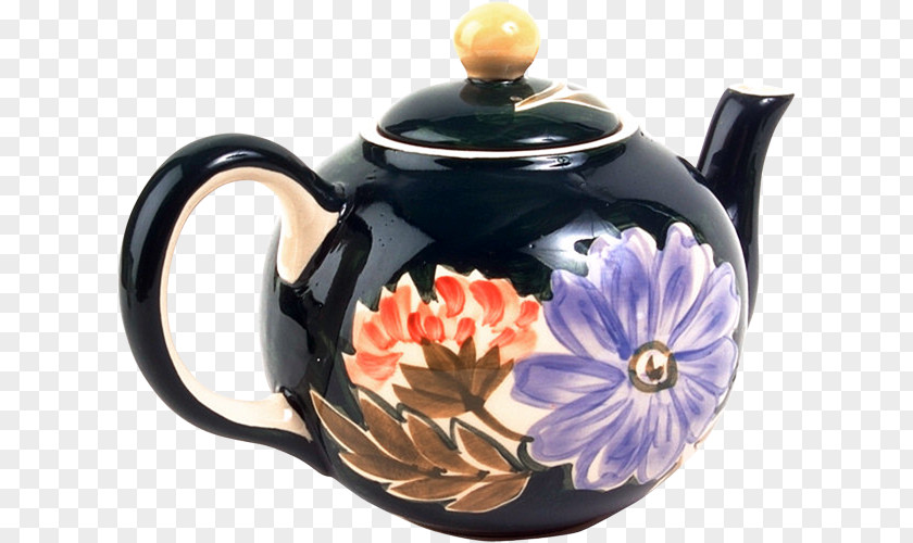 Kettle Teapot Stovetop Ceramic PNG