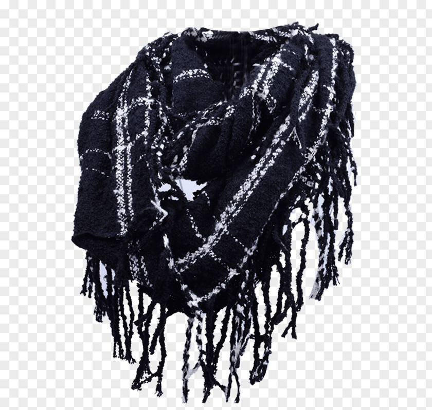 Mink Shawls Embellishment Fringe Scarf Cashmere Wool Stole PNG