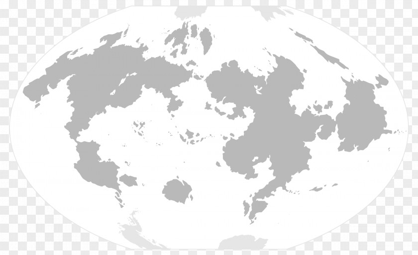 World Map Winkel Tripel Projection Globe PNG