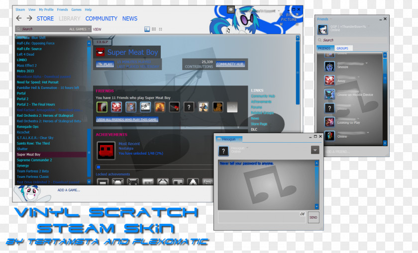 Avatar Steam Portal Computer Software Skin Scratch Live Half-Life 2 PNG