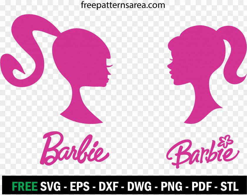 Barbie Logo Vector Graphics Design Doll PNG