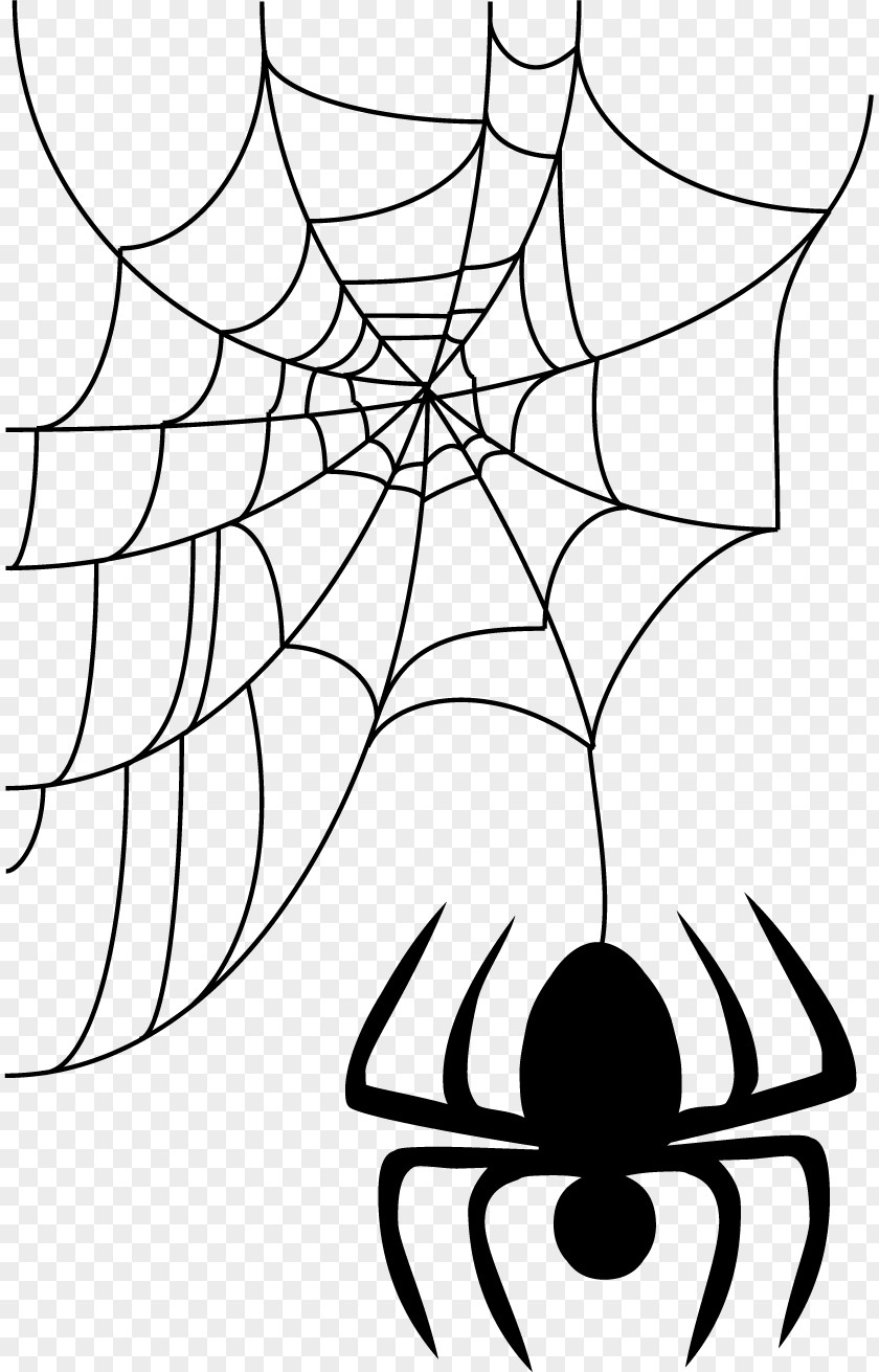 Halloween Design Elements Spider Web PNG