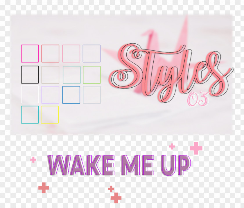 Wakeup Logo Brand Pink M Font PNG