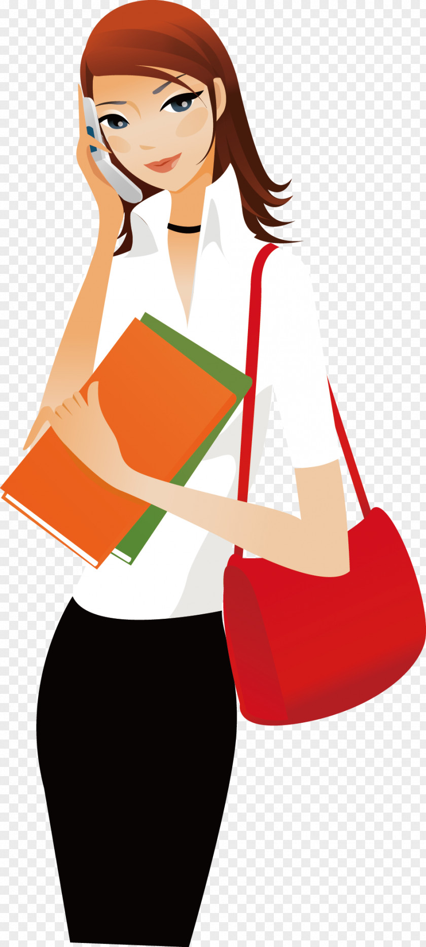 Women In The Workplace Fashion Redhead Stock Illustration Royalty-free Clip Art PNG