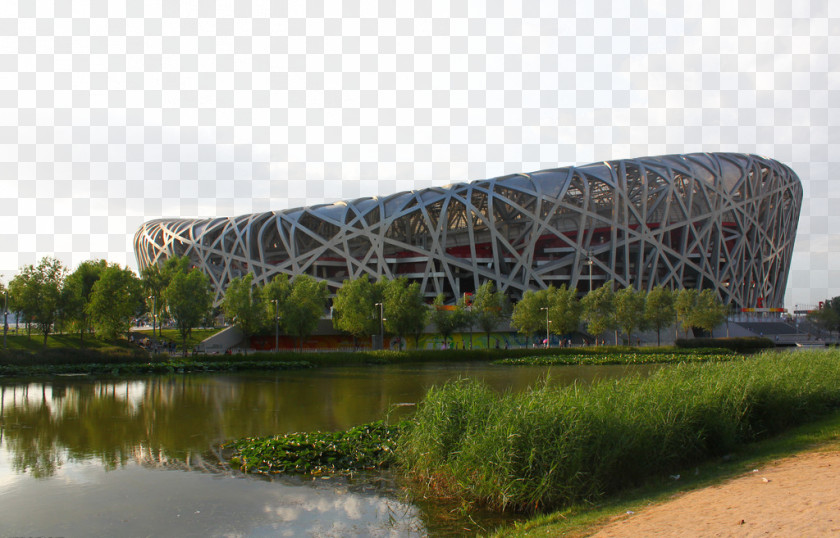 Bird's Nest Beijing National Stadium Architecture PNG