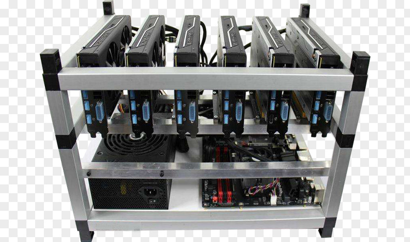 Bitcoin Mining Rig Zcash Cryptocurrency Ethereum PNG