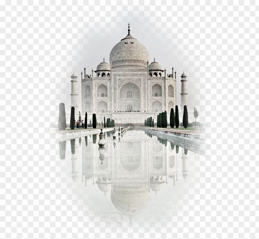 Taj Mahal New7Wonders Of The World Monument Mausoleum Incredible India PNG