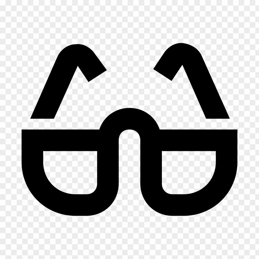 Glasses Computer Font Download PNG