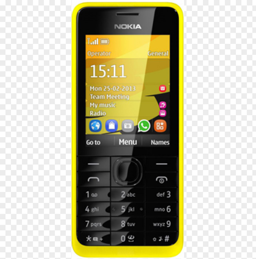 Iphone Nokia 301 IPhone Touchscreen Feature Phone PNG