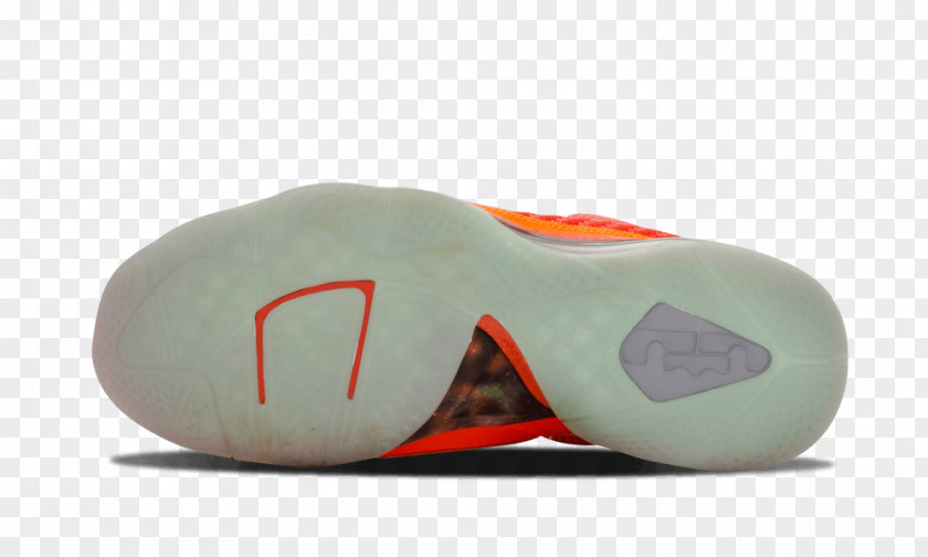 Nike Basketball Shoe Sneakers Orange PNG