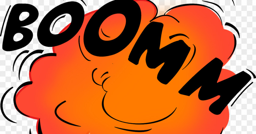 Pronomades Explosion Onomatopoeia Clip Art PNG