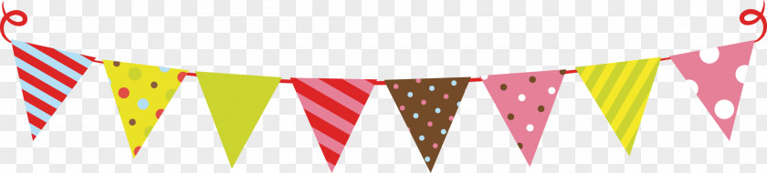 Bunting Flag Pull Wall Decal Banner PNG