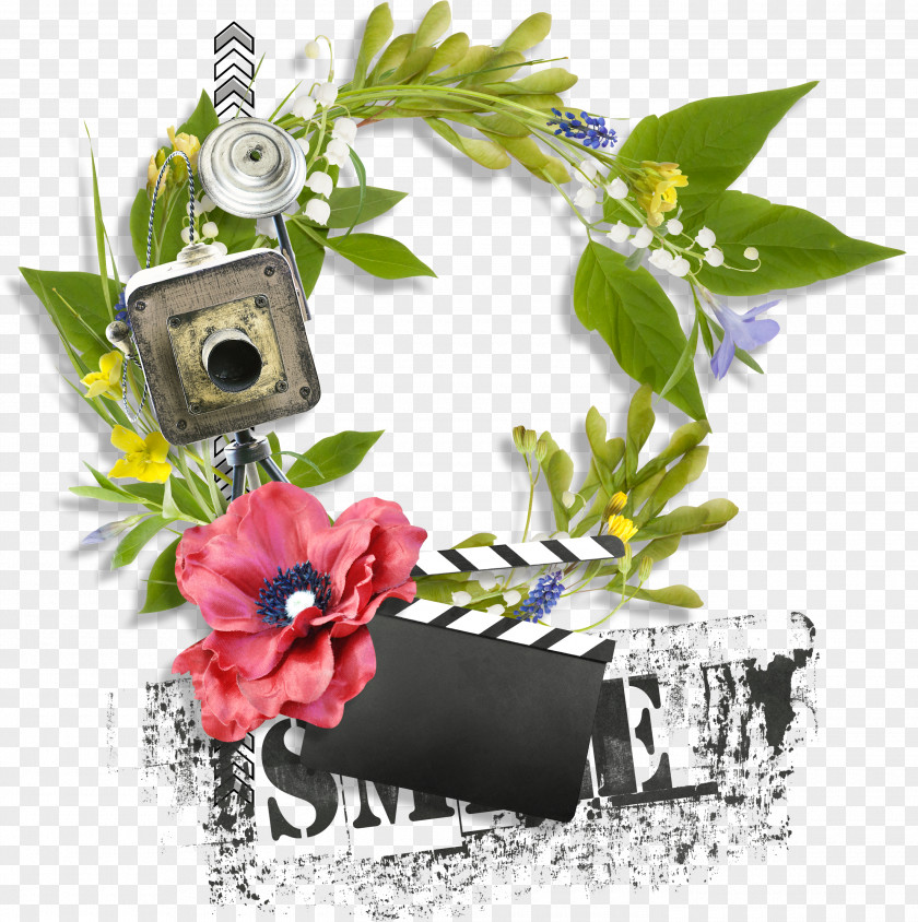 Flowers And Leaves The Ring Picture Frame Decorative Arts PNG