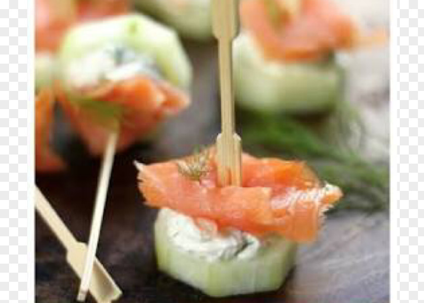 Goat Eat Smoked Salmon Finger Food Hors D'oeuvre PNG