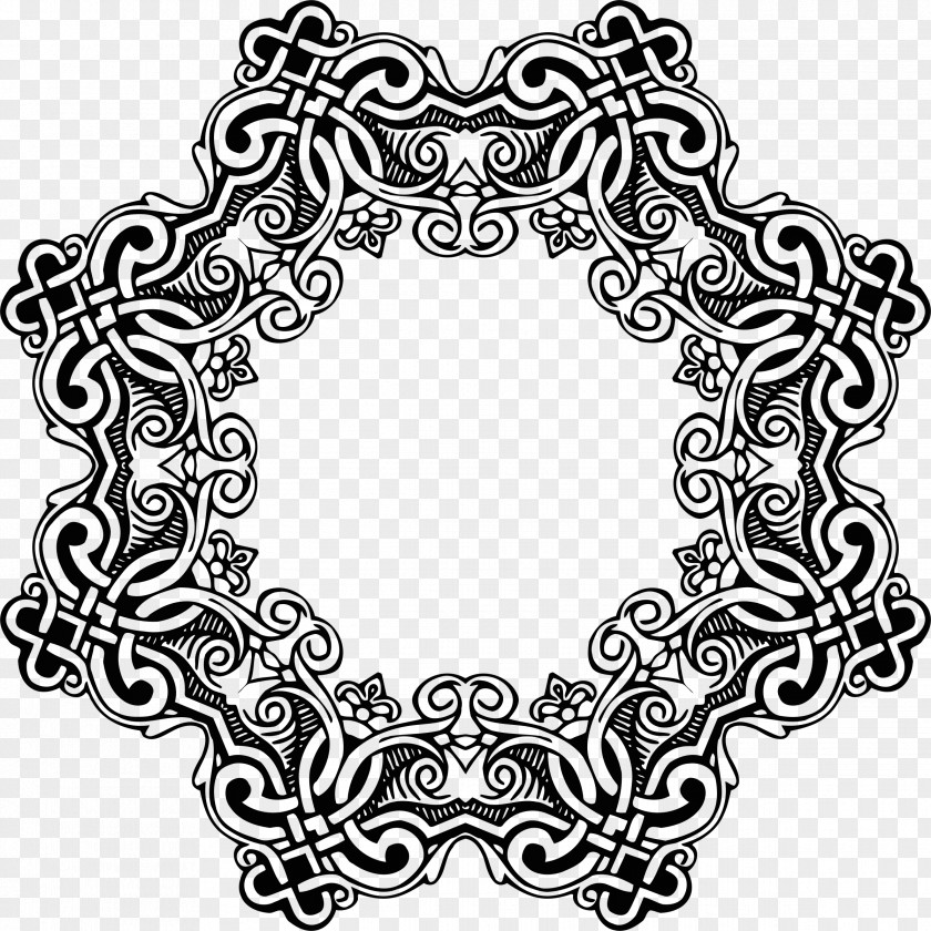 Magical Vector Picture Frames Drawing Ornament PNG