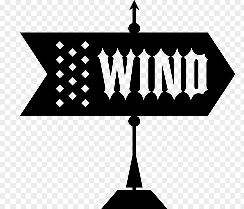 Avery Silhouette Weather Vane Clip Art Wind Vector Graphics Black PNG