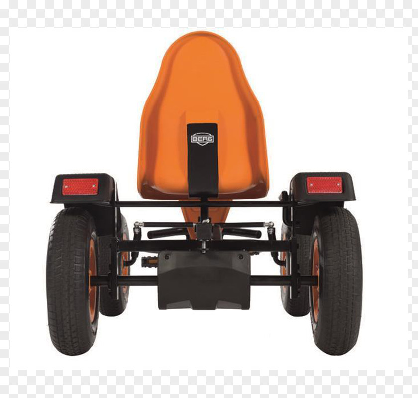 Go-kart Pedal Car Quadracycle Orange PNG
