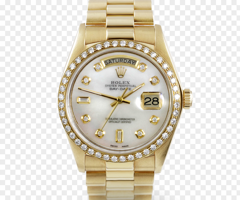 Rolex Daydate Datejust Day-Date Watch Gold PNG