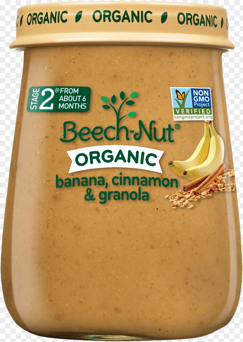 Beech Nut Baby Organic Food Banana Condiment PNG