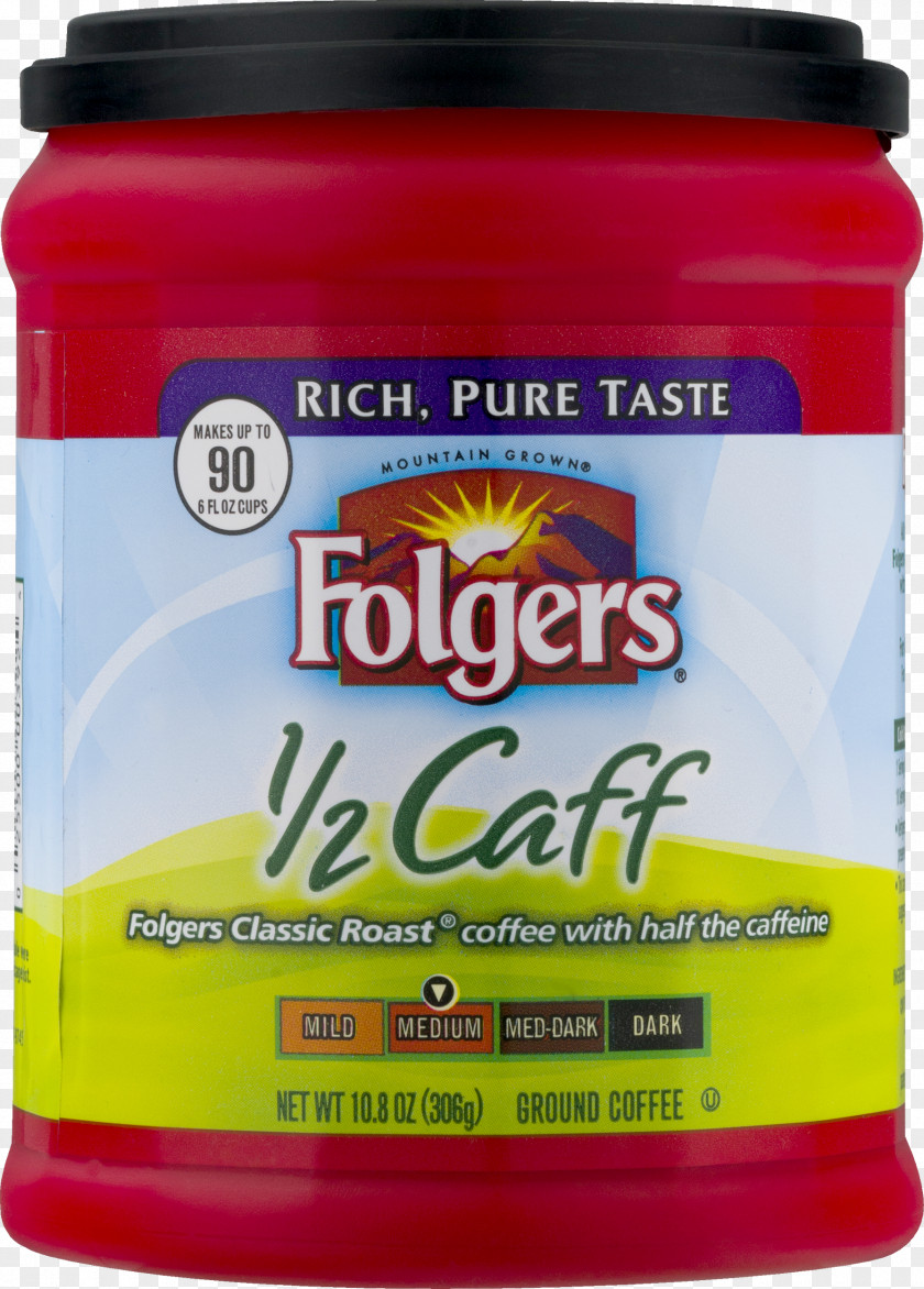 Coffee Instant Folgers Decaffeination Roasting PNG