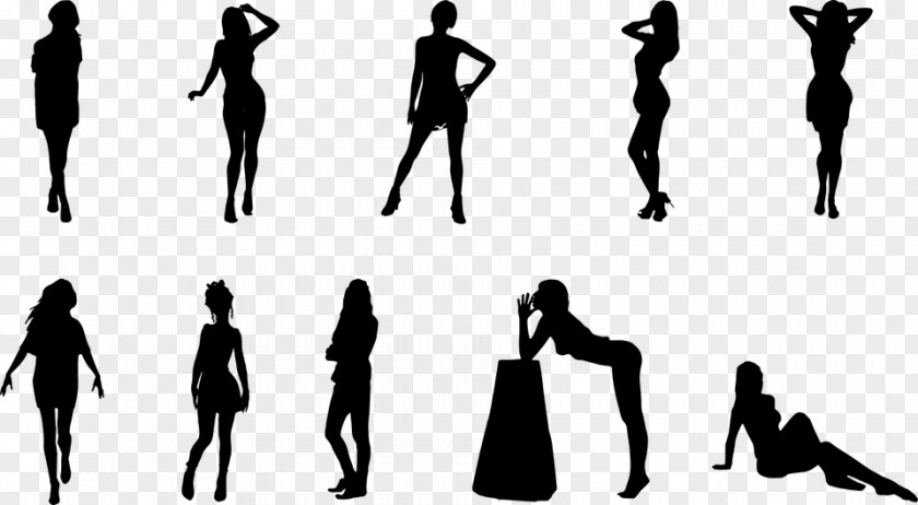 Silhouette Photography Person Woman PNG