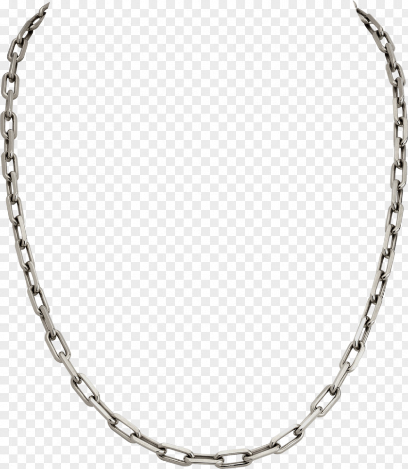 Chain Necklace Cartier Tank Jewellery PNG