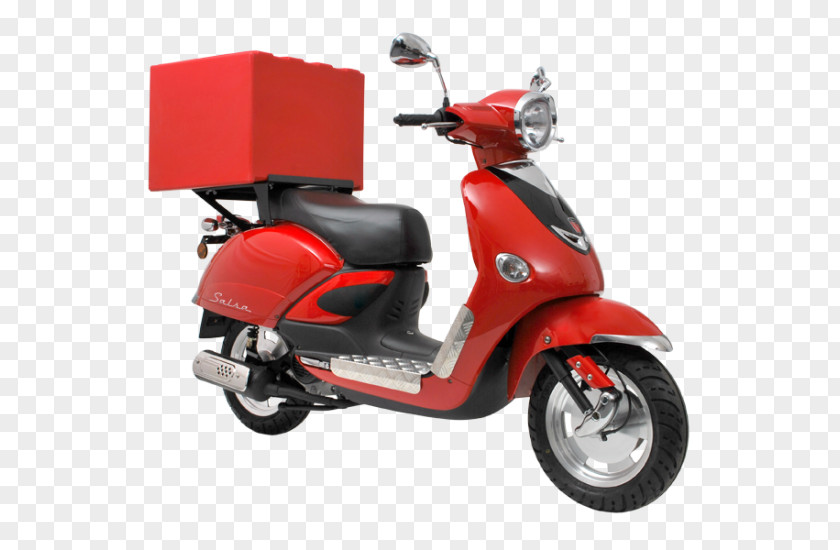 Delivery Scooter Motorized Yamaha Motor Company Motorcycle Accessories PNG
