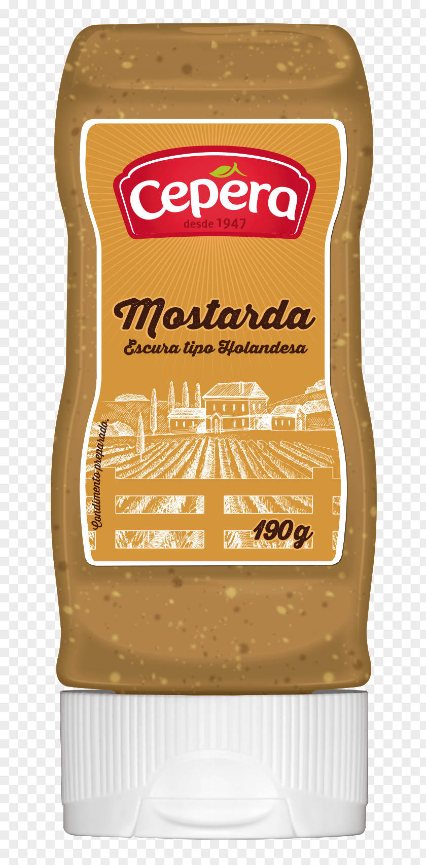 Mostarda Ingredient Mustard Packaging And Labeling Lid PNG