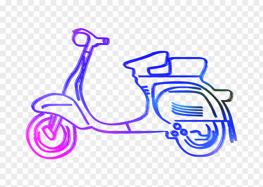 Scooter Motorcycle Helmets Vespa Illustration PNG