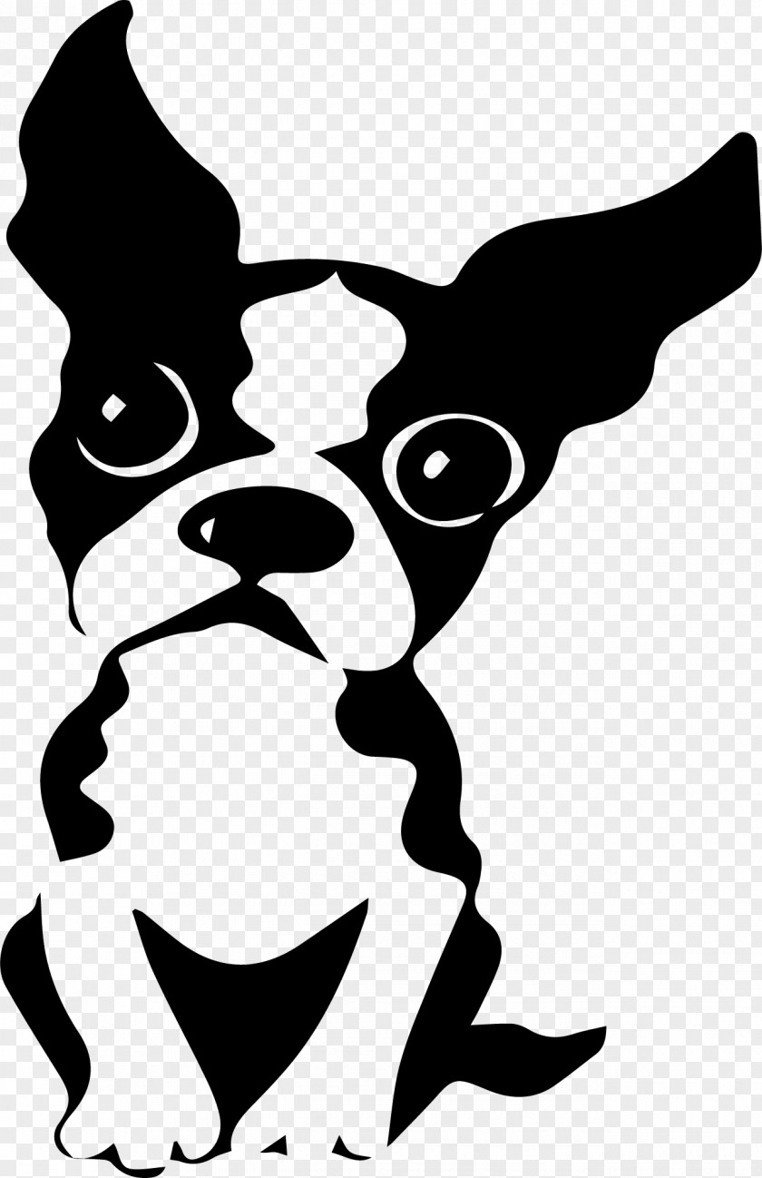 The Dog Decal T-shirt Boston Terrier American Staffordshire At Your Service Grooming LLC Barking Orange PNG