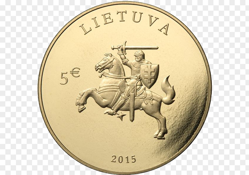 Coin Euro Coins Lithuania 2 Commemorative PNG